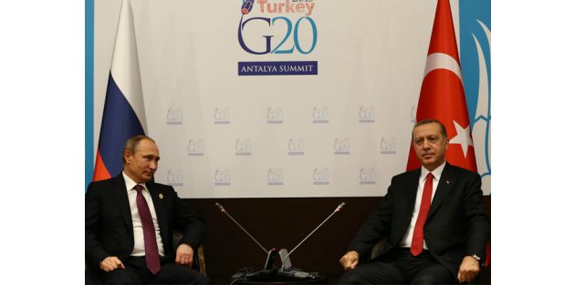 Erdoğan ve Putin G20'de kapsamında bir araya geldi
