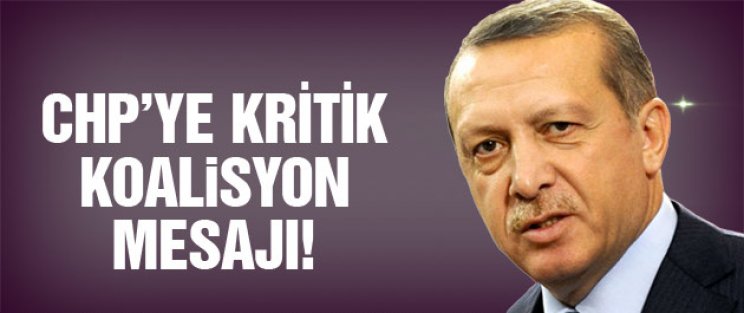 Erdoğan'dan CHP'ye kritik koalisyon mesajı!