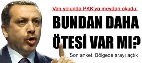 Erdoğan'dan PKK'ya: Ölümse ölüm!