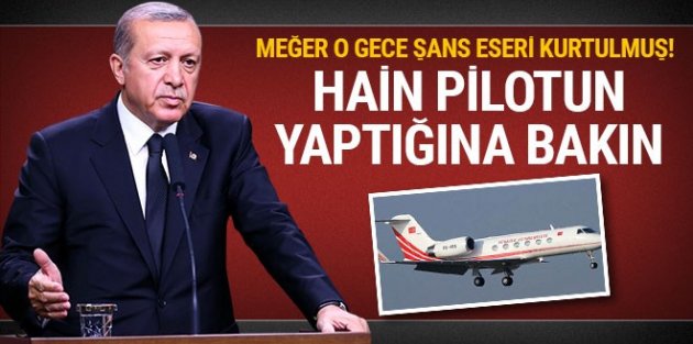 Erdoğan'ı İstanbul'a getiren kaptan için flaş karar!