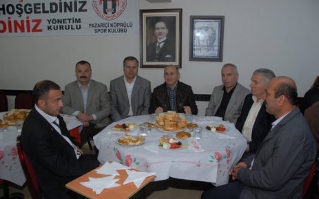 Erhan Başkan pazariçi köprülüsporu ziyaret etti.
