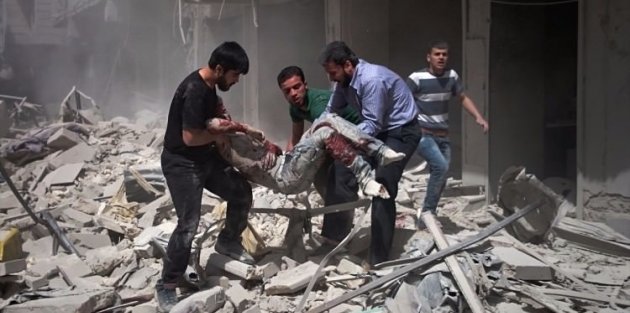 Esed Halep'i bombaladı: 11 ölü, 35 yaralı