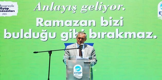 Eyüp Belediye Başkanı Aydın,“Ramazan Bizi Bulduğu Gibi Bırakmaz”