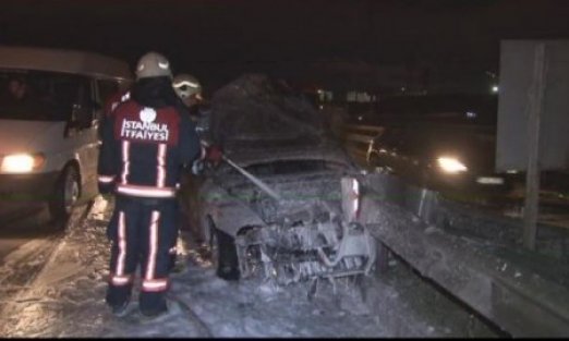 Eyüp'te Trafik Kazası: 1 Yaralı