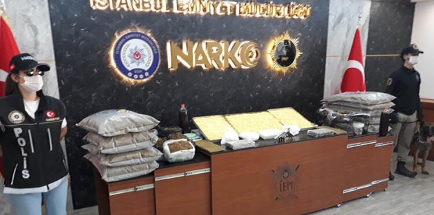 Fatih ve Gaziosmanpaşa'da kilolarca uyuşturucunun bulunduğu operasyonlar