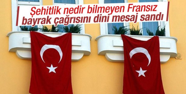 Fransa'da terörü kınayan Türk siyasetçiye uyarı mektubu