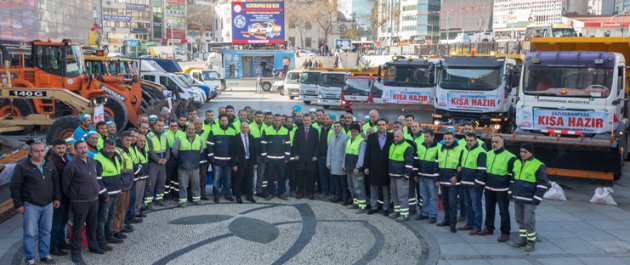 Gaziosmanpaşa Belediyesi 65 Araç ve 300 Personel ile ‘’Kış’’a Hazır