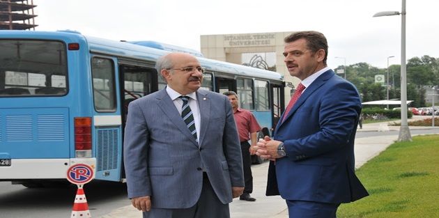 Gaziosmanpaşa Belediyesi İTÜ'ye Otobüs Hibe Etti