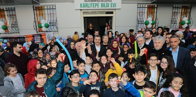 Gaziosmanpaşa Karlıtepe Mahallesi Bilgi Evi Hizmete Açıldı
