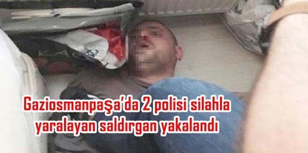 Gaziosmanpaşa’da 2 polisi silahla yaralayan saldırgan Kocaeli’nde yakalandı