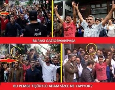 Gaziosmanpaşa'da esrarengiz eylemci gözaltında