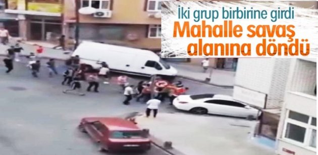 Gaziosmanpaşa'da iki grup arasında kavga çıktı