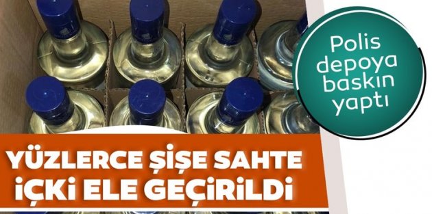 Gaziosmanpaşa'da sahte içki operasyonu: 700 şişe ele geçirildi