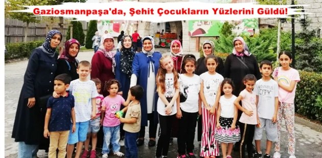 Gaziosmanpaşa'da, Şehit Çocukların Yüzlerini Güldü!