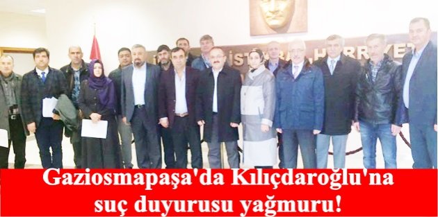 Gaziosmapaşa'da Kılıçdaroğlu'na suç duyurusu yağmuru!