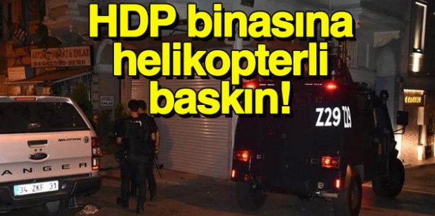 HDP İstanbul İl Örgütü Binasına Polis Operasyonu