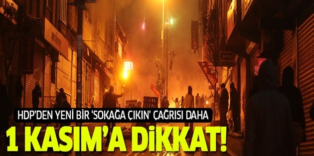 HDP'den yeni bir ''sokağa çıkın'' çağrısı daha