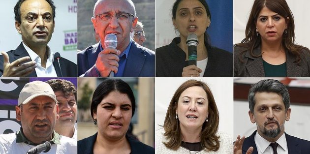 HDP'li 8 milletvekilli hakkında fezleke