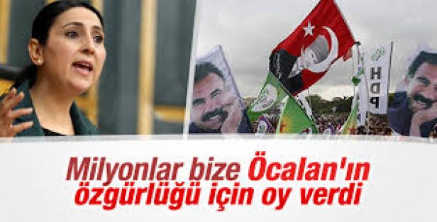 HDP'li Figen Yüksekdağ Öcalan'a özgürlük istedi