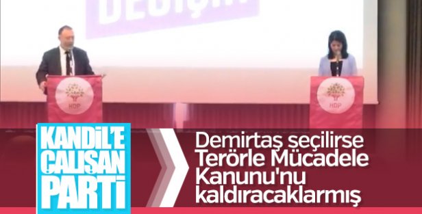 HDP'nin seçim vaadi: Terörle mücadeleyi kaldıracağız
