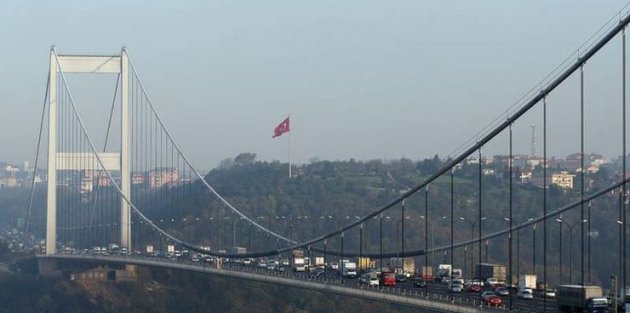 İkinci sınıf araçlar Fatih Sultan Mehmet Köprüsü'nü kullanabilecek