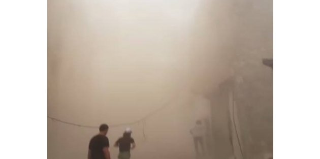 İMKANDER ekibi Halep'te ölümden döndü