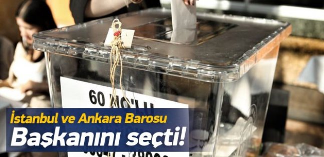İstanbul Ve Ankara Barosu Başkanını Seçti