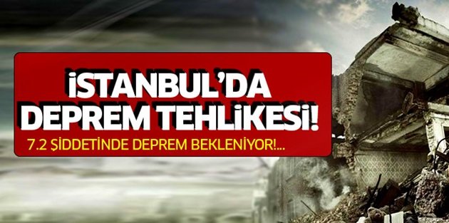 İstanbul'da deprem tehlikesi: 7.2 şiddetinde deprem bekleniyor!