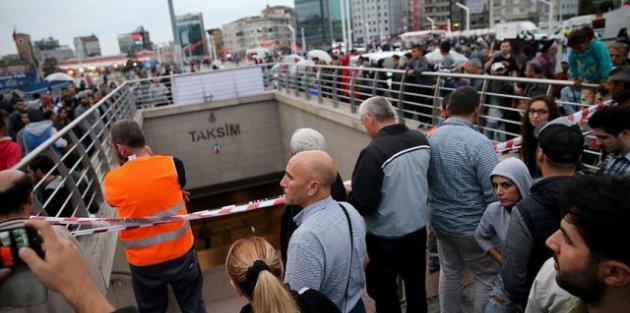 İstanbul'da metroda intihar girişimi