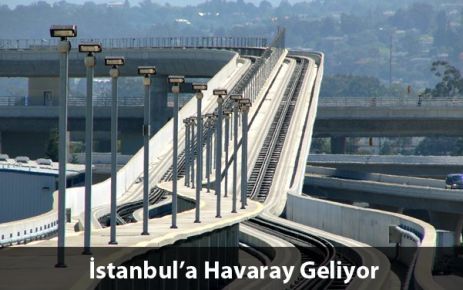 İstanbul'da Toplu Taşımaya Havaray Desteği