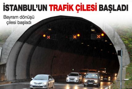 İstanbul'da trafik çilesi başladı