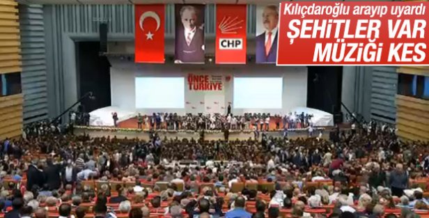 Kemal Kılıçdaroğlu toplantıda müzik çalmayın dedi