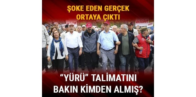 Kılıçdaroğlu'na yürüyüş talimatını FETÖ'nün akıl hocası Cindoruk vermiş
