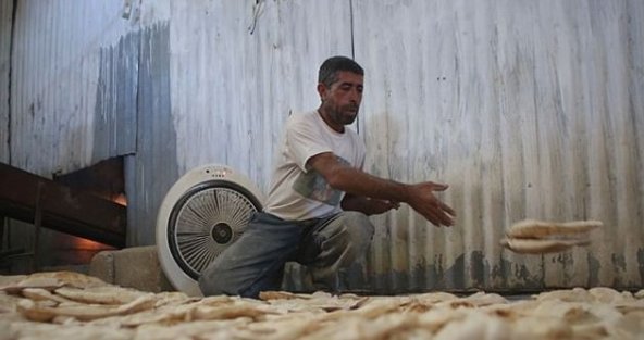 Kobani'nin tek ekmek fırını