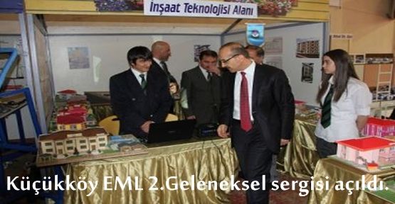 Küçükköy EML 2.Geleneksel sergisi açıldı.