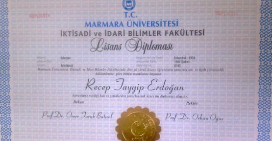 Marmara Üniversitesi'nden Erdoğan cevabı