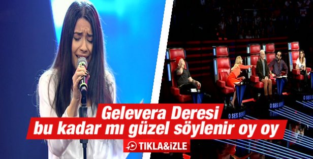 O Ses Türkiye'de Berfin Gelevera Deresi'yla coşturdu