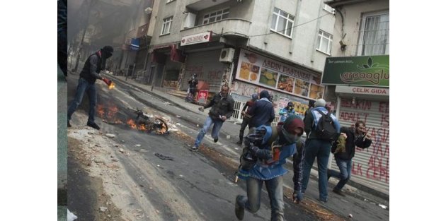 Okmeydanı'ndaki eylemcilerden bomba ve silah çıktı