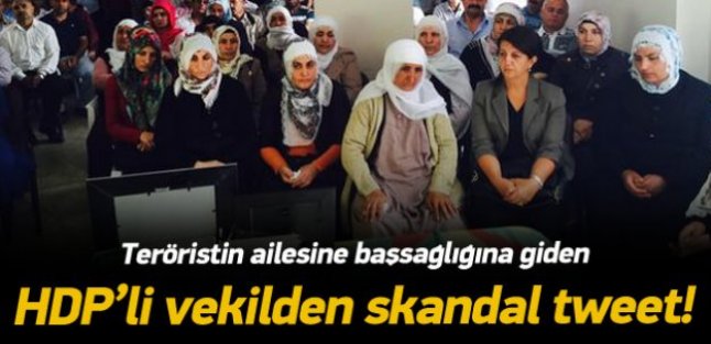 Pervin Puldan PKK'lıya şehit dedi başsağlığına gitti