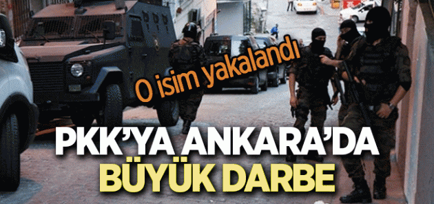 PKK'nın Ankara sorumlusu yakalandı