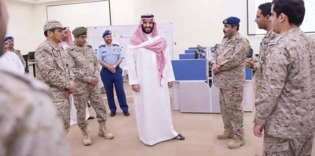 Prens Muhammed bin Salman'dan operasyon pozu