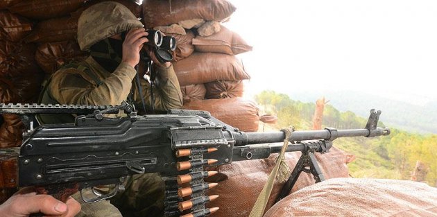 Sınır hattına saldıran PKK/PYD-YPG'li teröristler etkisiz hale getirildi