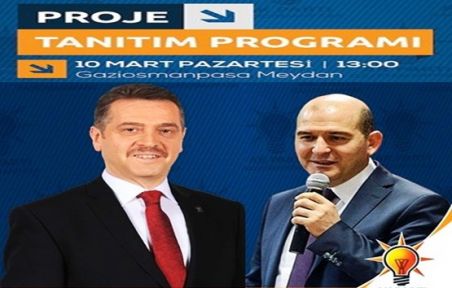 Süleyman Soylu'nun Katılımıyla,Usta Gaziosmanpaşa'da Projelerini Açıklıyor...!