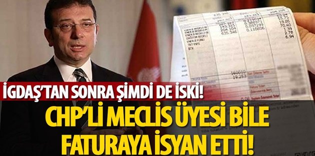 Sultangazi Belediyesi CHP'li Meclis Üyesi Bile Gelen Faturaya isyan etti!