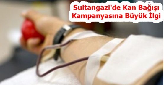 Sultangazi'de Horonlu Kan Bağışı Kampanyasına Büyük İlgi