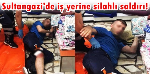 Sultangazi'de iş yerine silahlı saldırı! 1'i kadın 3 kişi yaralandı