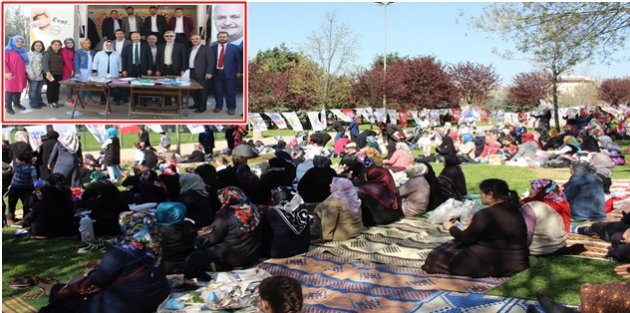 Sultangazi'li Ak Kadınlardan” EVET”li piknik programı