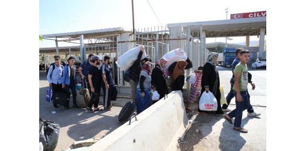 Suriyeliler akın akın memleketlerine gidiyor