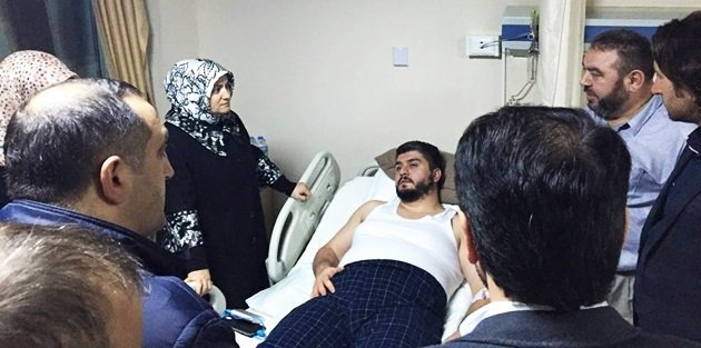Suzan Dağlar Civan,Yaralanan Camii İmamını Hastanede Ziyaret Etti!
