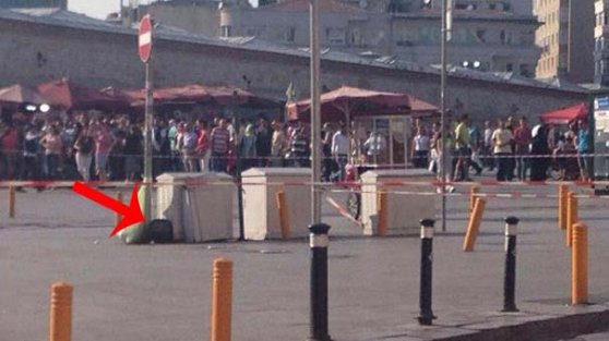 Taksim'de bomba paniği